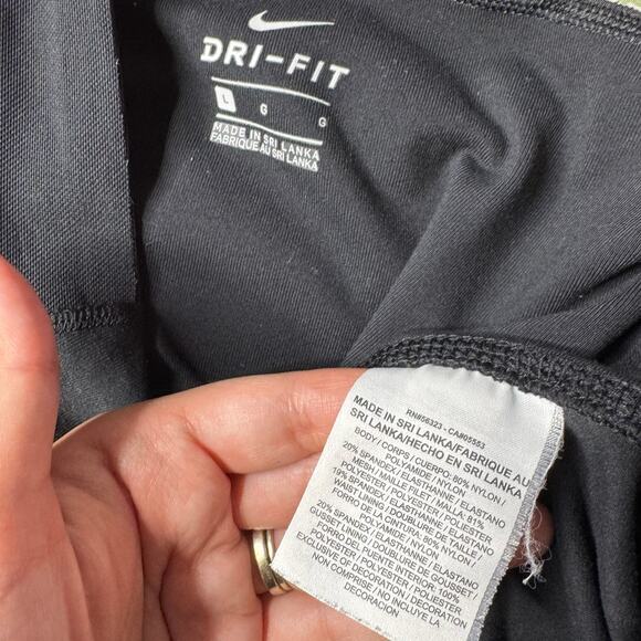 Nike Dri-Fit High Waist Leggings Black Size L - Picture 9 of 10